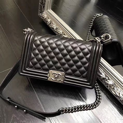 chanel le boy small flap bag in black leather|chanel le boy bag price.